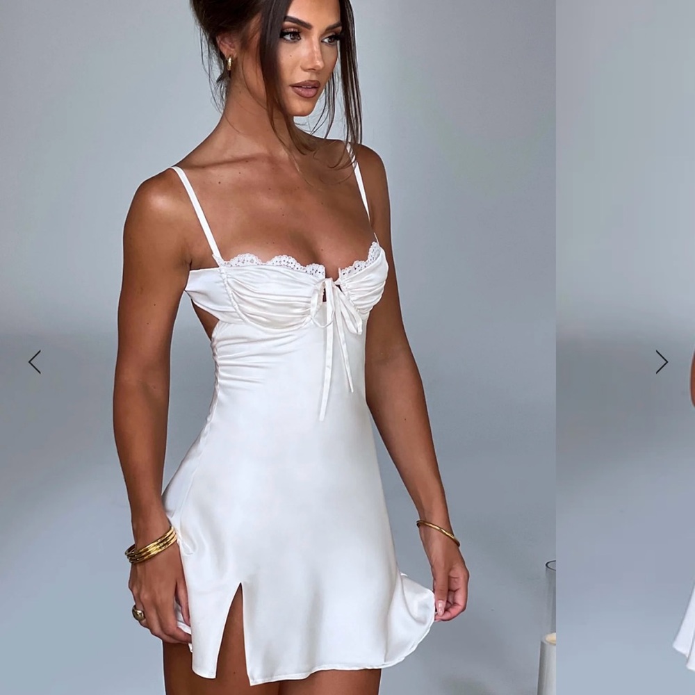 Babyboo Sherise Mini Dress - Ivory